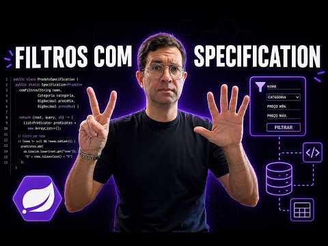 Capa da aula: Filtros com Specification