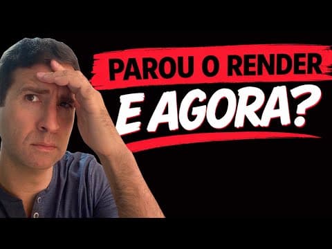 EU NÃO CONSIGO MAIS HOSPEDAR SPRING NO RENDER
