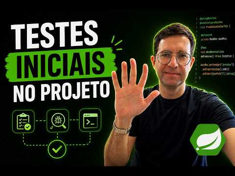 Capa da aula: Adicionando Testes Iniciais no Projeto