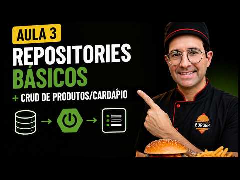 Capa da aula: Spring Boot na Prática: Repositórios Básicos e Crud de Produtos #EP3